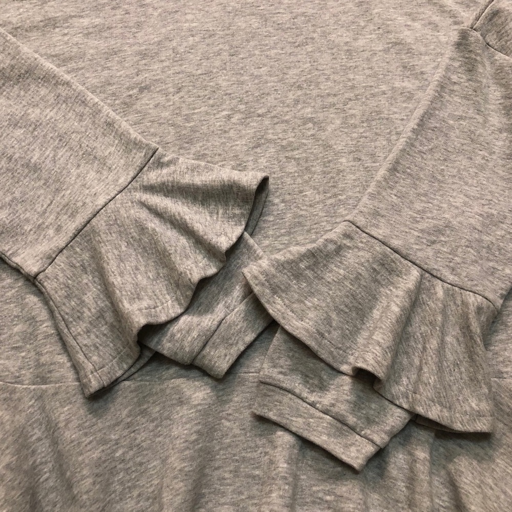 Ruffle Sleeve Sweatshirt - Picture 2 of 6